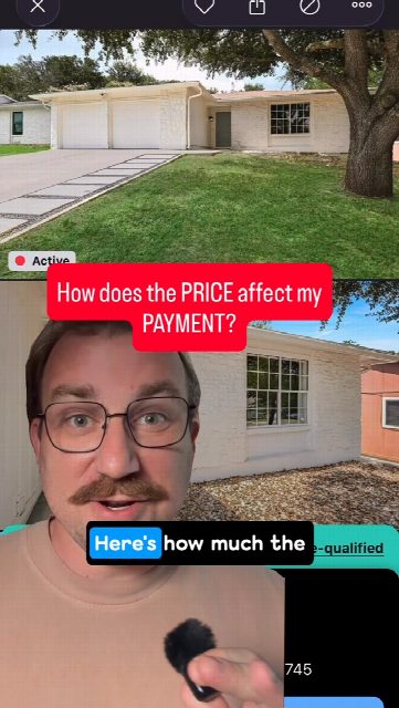 Hereβs how the price affects your monthly payment!